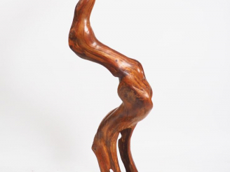 Vente aux enchères Grand bois flotté vernis. H. 260 cm