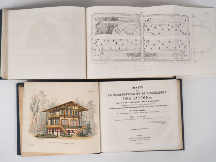 AUDOT (L.E.). Traité de la composition et de l'ornement des jardins. S