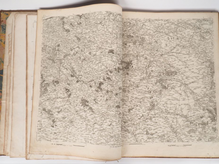 CARTE DE LA FRANCE dédiée au Roi, par les Directeurs et Associés de la