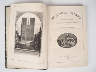 Vente aux enchères HUGO (Victor). Notre Dame de Paris. Illustrée de soixante dix dessins 