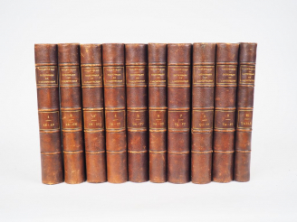 Vente aux enchères VIOLLET-LE-DUC. Dictionnaire raisonné de l'Architecture française du X