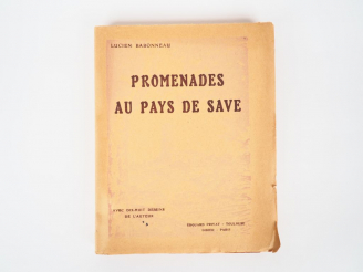 Vente aux enchères BABONNEAU (Lucien). Promenades au Pays de Save. Avec dix-huit dessins 