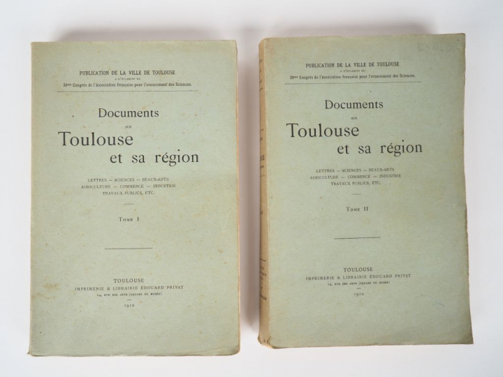 DOCUMENTS SUR TOULOUSE ET SA REGION. Lettres, Sciences, Beaux-Arts, Ag