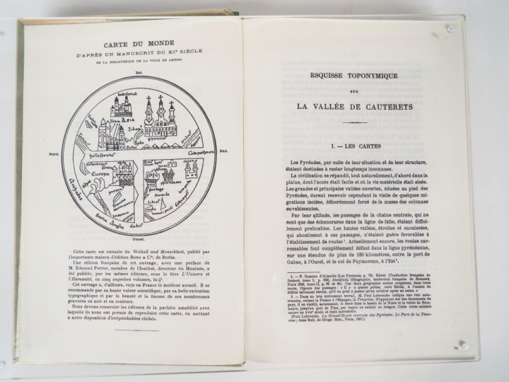 MEILLON (Alphonse). Esquisse toponymique sur la vallée de Cauterets, H