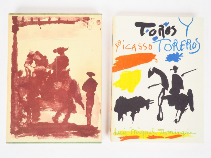 PICASSO (Pablo). Toros y Toreros. Texte de Luis Miguel  Dominguin et u