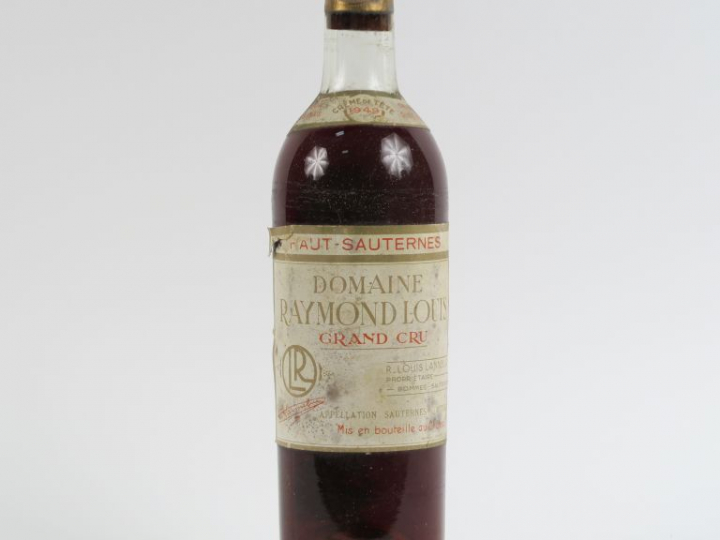 1 BOUTEILLE CHÂTEAU RAYMOND LOUIS 'CRÈME DE TÊTE' SAUTERNES - 1949 - B
