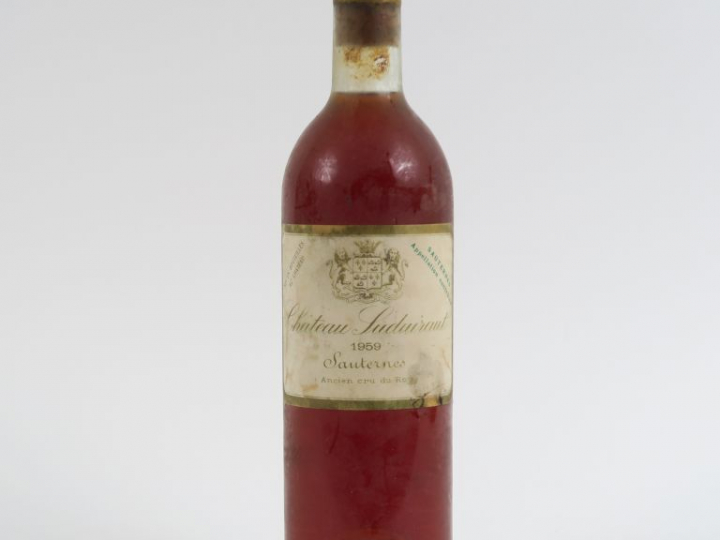1 BOUTEILLE CHÂTEAU SUDUIRAUT 1er CC SAUTERNES - 1959 - BG
