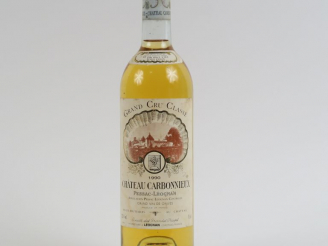 Vente aux enchères 1 BOUTEILLE CHÂTEAU CARBONNIEUX CC GRAVES - 1990 - BG