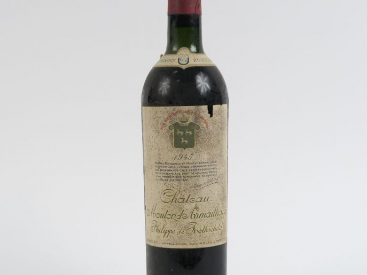 1 BOUTEILLE CHÂTEAU MOUTON D'ARMAILHACQ PAUILLAC - 1945 - LB
