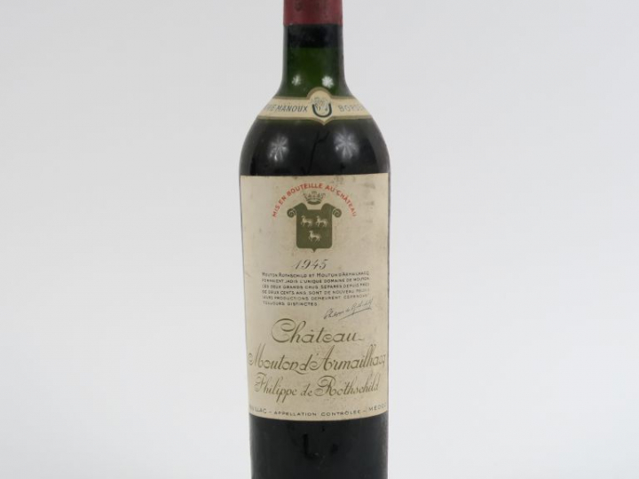 1 BOUTEILLE CHÂTEAU MOUTON D'ARMAILHACQ PAUILLAC - 1945 - MEP-BEP