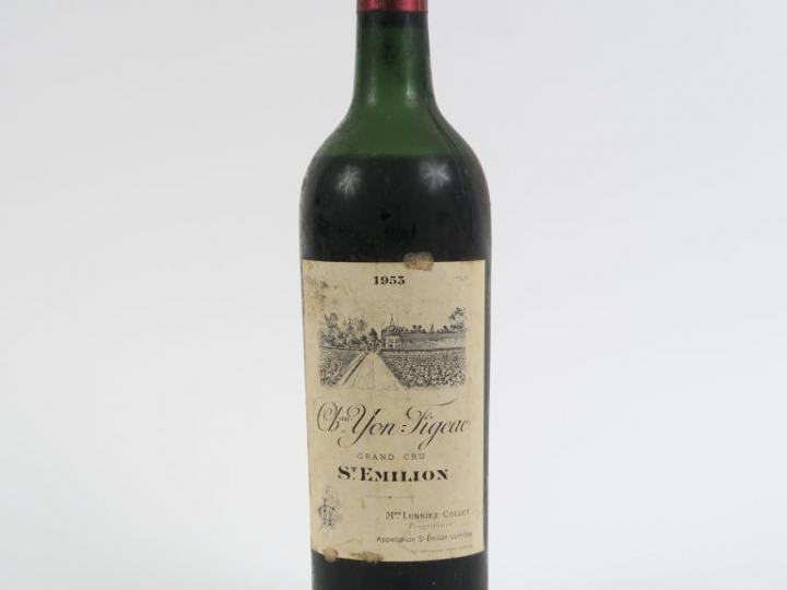 1 BOUTEILLE CHÂTEAU YON FIGEAC GC ST EMILION - 1955 - BEP