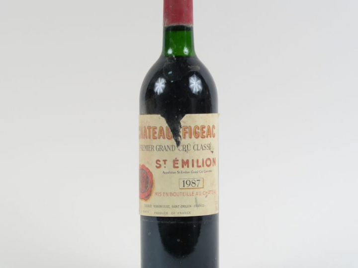 1 BOUTEILLE CHÂTEAU FIGEAC 1er GCC ST EMILION - 1987 - LB/EA