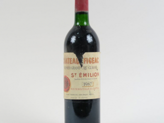 Vente aux enchères 1 BOUTEILLE CHÂTEAU FIGEAC 1er GCC ST EMILION - 1987 - LB/EA