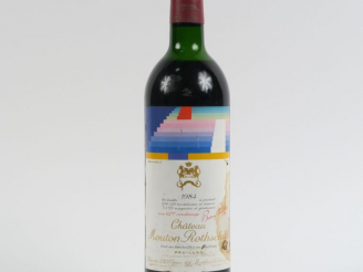 Vente aux enchères 1 BOUTEILLE CHÂTEAU MOUTON ROTHSCHILD 1er GCC PAUILLAC - 1984 - HEP/ET