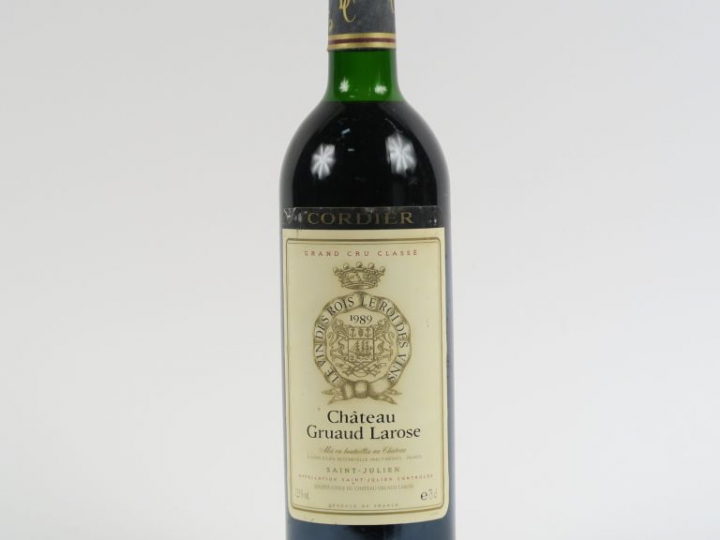 1 BOUTEILLE CHÂTEAU GRUAUD LAROSE GCC ST JULIEN - 1989 - BG