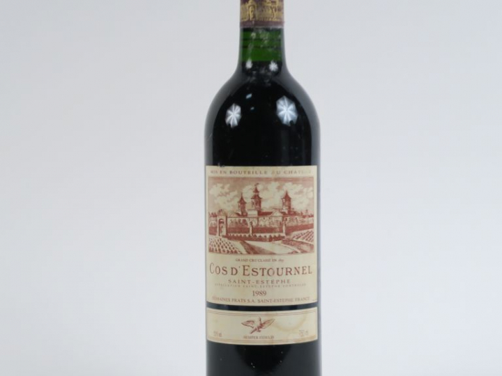 1 BOUTEILLE CHÂTEAU COS D'ESTOURNEL GCC ST ESTEPHE - 1989 - BG