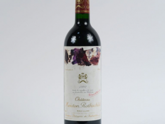 Vente aux enchères 1 BOUTEILLE CHÂTEAU MOUTON ROTHSCHILD 1er GCC PAUILLAC - 1992