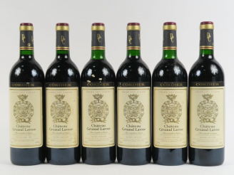 Vente aux enchères 6 BOUTEILLES CHÂTEAU GRUAUD LAROSE GCC ST JULIEN - 1992 - 2 BG