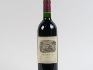 Vente aux enchères 1 BOUTEILLE CARRUADES DE LAFITE PAUILLAC - 1993 - BG