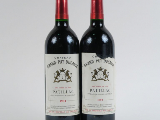 Vente aux enchères 2 BOUTEILLES CHÂTEAU GRAND PUY DUCASSE GCC PAUILLAC - 1994 - 1 EA