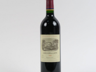 Vente aux enchères 1 BOUTEILLE CARRUADES DE LAFITE PAUILLAC - 1998