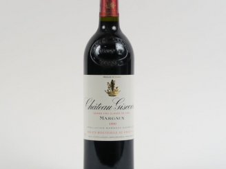 Vente aux enchères 1 BOUTEILLE CHÂTEAU GISCOURS GCC MARGAUX - 1999
