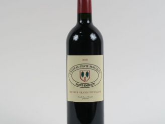Vente aux enchères 1 BOUTEILLE CHÂTEAU PAVIE MACQUIN 1er GCC ST EMILION - 2004