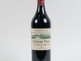 Vente aux enchères 1 BOUTEILLE CHÂTEAU PAVIE 1er GCC ST EMILION - 2008