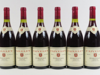 Vente aux enchères 6 BOUTEILLES ECHEZEAUX GC FAIVELEY - 1990 - CBO - PAPIERS DE SOIE