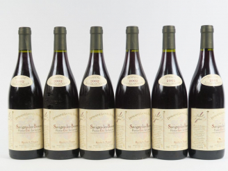 Vente aux enchères 6 BOUTEILLES SAVIGNY LES BEAUNE 1er CRU 'LES LAVIÈRES' DOMAINE LIONEL 