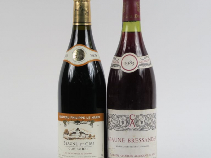 2 BOUTEILLES : 1 BEAUNE 1er CRU 'CLOS DU ROI' CHÂTEAU PHILIPPE LE HARD