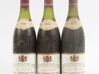 Vente aux enchères 3 BOUTEILLES CHATEAUNEUF DU PAPE 'LES CÈDRES' PAUL JABOULET AÎNÉ - 197