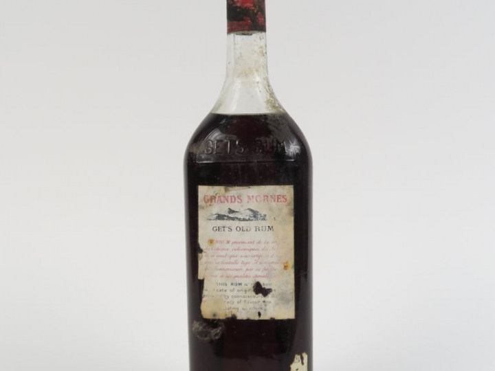 1 TRÈS VIEUX FLACON (1,5 L) RHUM GRANDS MORNES GET'S OLD RUM - EA/CAPS