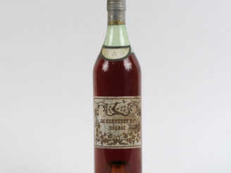 Vente aux enchères 1 VIEILLE BOUTEILLE COGNAC HENNESSY   CIE - CAPSULE ÉTAIN