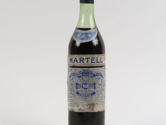 Vente aux enchères 1 VIEILLE BOUTEILLE COGNAC MARTELL - CAPSULE ÉTAIN