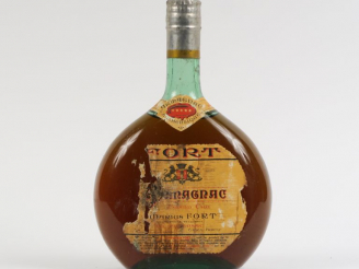 Vente aux enchères 1 VIEILLE BOUTEILLE ARMAGNAC MARIUS FORT - ELA