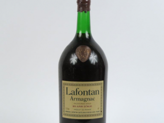 Vente aux enchères 1 POT (2,5 L) ARMAGNAC LAFONTAN '20 ANS D'ÂGE' - COFFRET