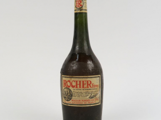 Vente aux enchères 1 VIEILLE BOUTEILLE LIQUEUR ROCHER FRÈRES