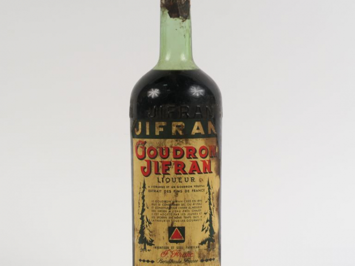 1 VIEILLE BOUTEILLE GOUDRON JIFRAN - EA