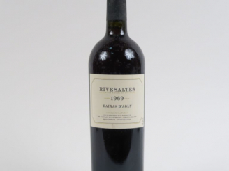 Vente aux enchères 1 BOUTEILLE RIVESALTES BAIXAS D'AGLY - 1969