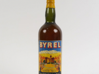 Vente aux enchères 1 VIEILLE BOUTEILLE BYREL GRAND ROUSSILLON J   S VIOLET   FRÈRES 