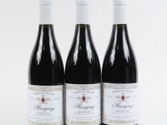 Vente aux enchères 3 BOUTEILLES MUSIGNY GC HENRI DE VILLARS - 2013