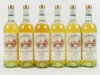 Vente aux enchères 6 BOUTEILLES CHÂTEAU CARBONNIEUX GCC GRAVES - 1985 - BG