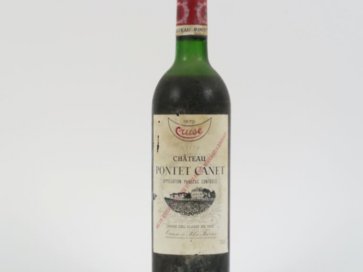 1 BOUTEILLE CHÂTEAU PONTET CANET GCC PAUILLAC CRUSE - 1970 - MEP