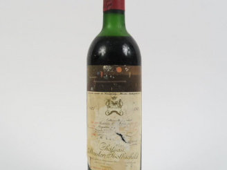 Vente aux enchères 1 BOUTEILLE CHÂTEAU MOUTON ROTHSCHILD 1er GCC PAUILLAC - 1971- MEP/EA