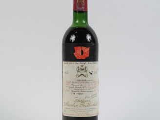 Vente aux enchères 1 BOUTEILLE CHÂTEAU MOUTON ROTHSCHILD 1er GCC PAUILLAC - 1972 - HEP/EL
