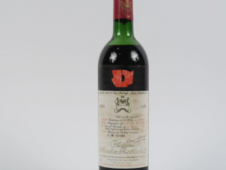 Vente aux enchères 1 BOUTEILLE CHÂTEAU MOUTON ROTHSCHILD 1er GCC PAUILLAC - 1972 - MEP