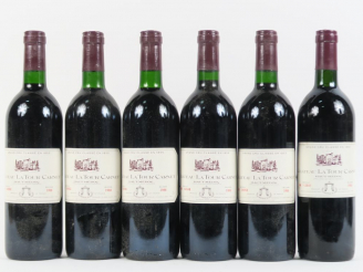 Vente aux enchères 6 BOUTEILLES CHÂTEAU LA TOUR CARNET GCC HAUT MEDOC - 5 de 1988 - 1 de 