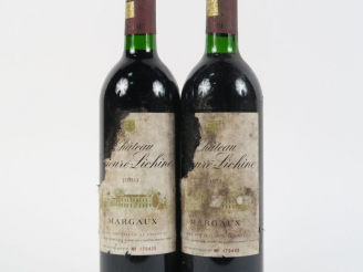 Vente aux enchères 2 BOUTEILLES CHÂTEAU PRIEURE LICHINE GCC MARGAUX - 1989 - BG/EA