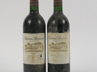 Vente aux enchères 2 BOUTEILLES CHÂTEAU BOUSCAUT CC GRAVES - 1990 - BG/BS/1 ELA